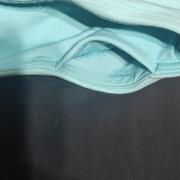 Lululemon Run Inspire Crop II pants women's sz 8 Black / Tonka Stripe Angle Blue - Picture 8 of 14